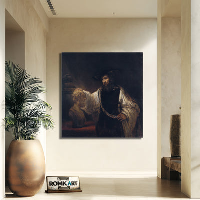 Rembrandt Aristotle With A Bust Of Homer 1653 – Reproduction
