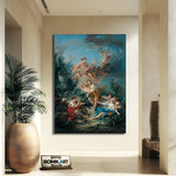 Francois Boucher Mercury Confiding The Infant Bacchus To The Nymphs Of Nysa – Reproduction