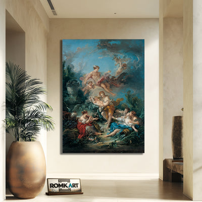 Francois Boucher Mercury Confiding The Infant Bacchus To The Nymphs Of Nysa – Reproduction