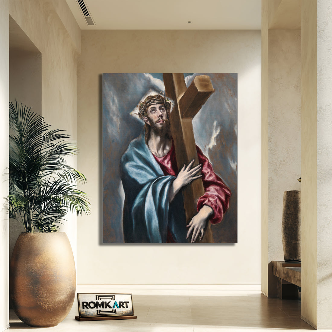 El Greco Christ Carrying The Cross 1602 – Reproduction