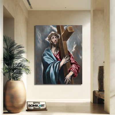El Greco Christ Carrying The Cross 1602 – Reproduction