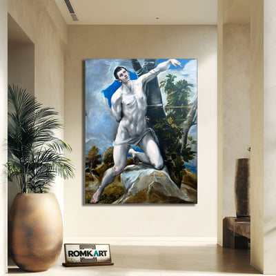El Greco Saint Sebastian 1577-1578 – Reproduction