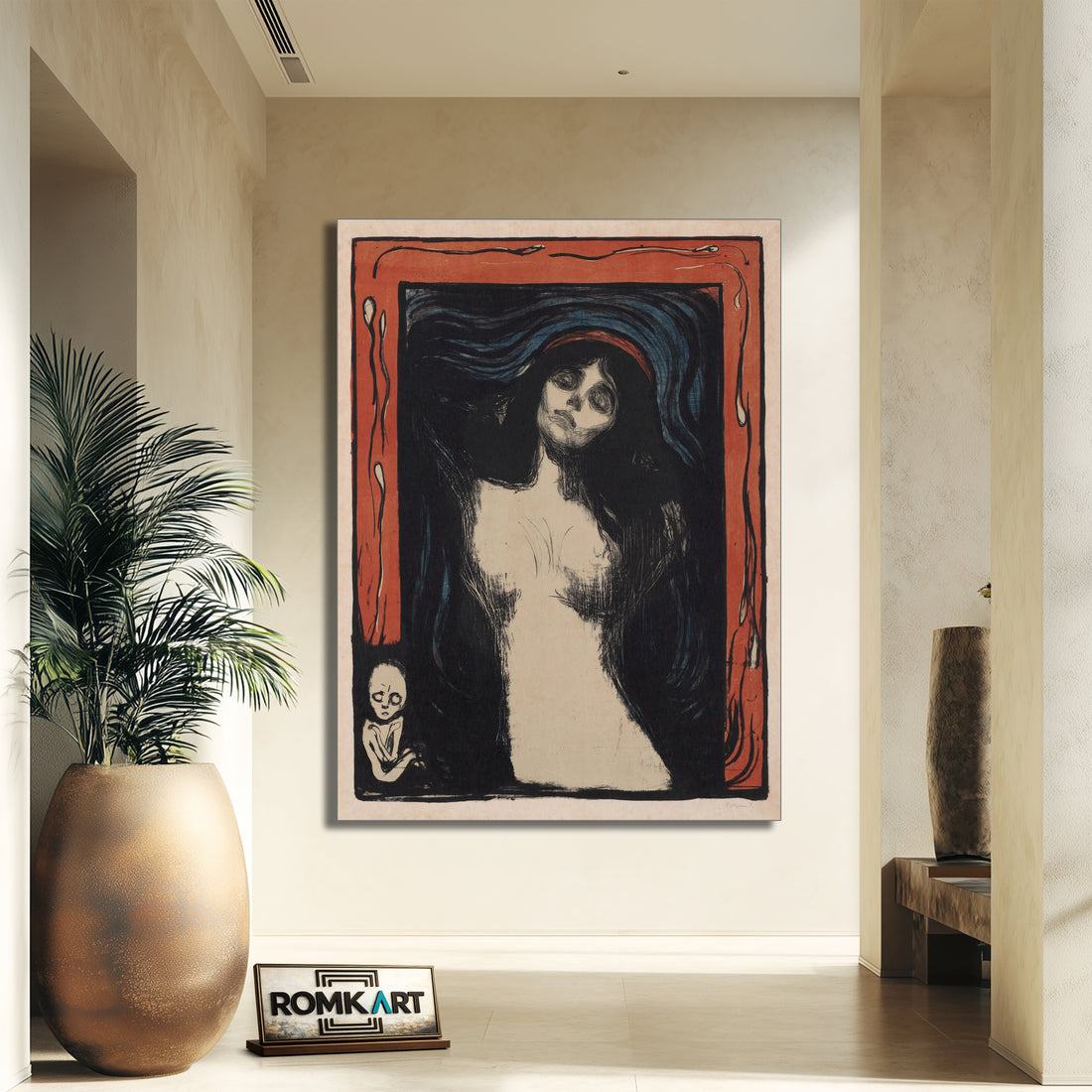 Edvard Munch Madonna 1895-1902 – Reproduction