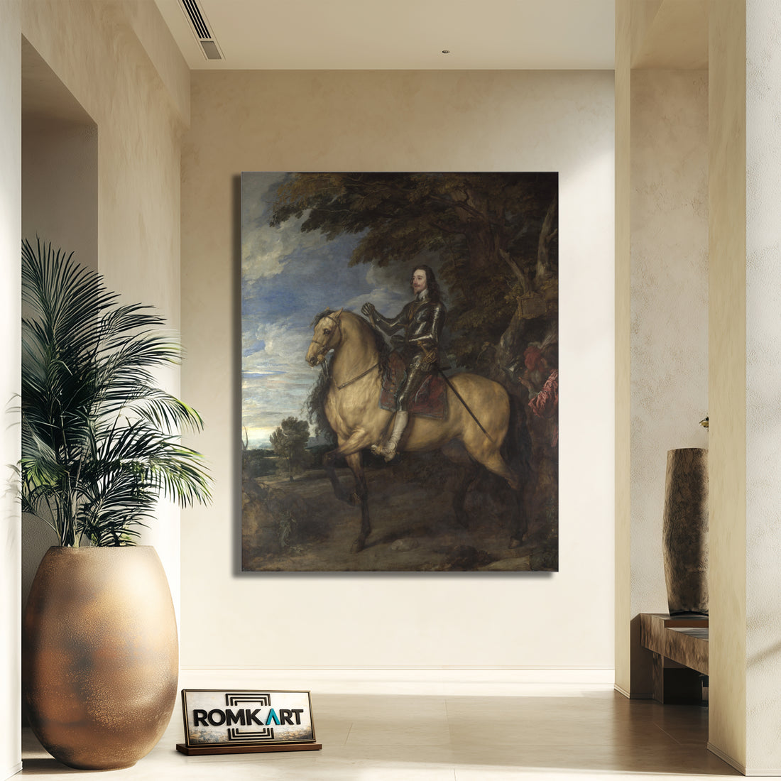 Anthony Van Dyck Equestrian Portrait Of Charles I – Reproduction