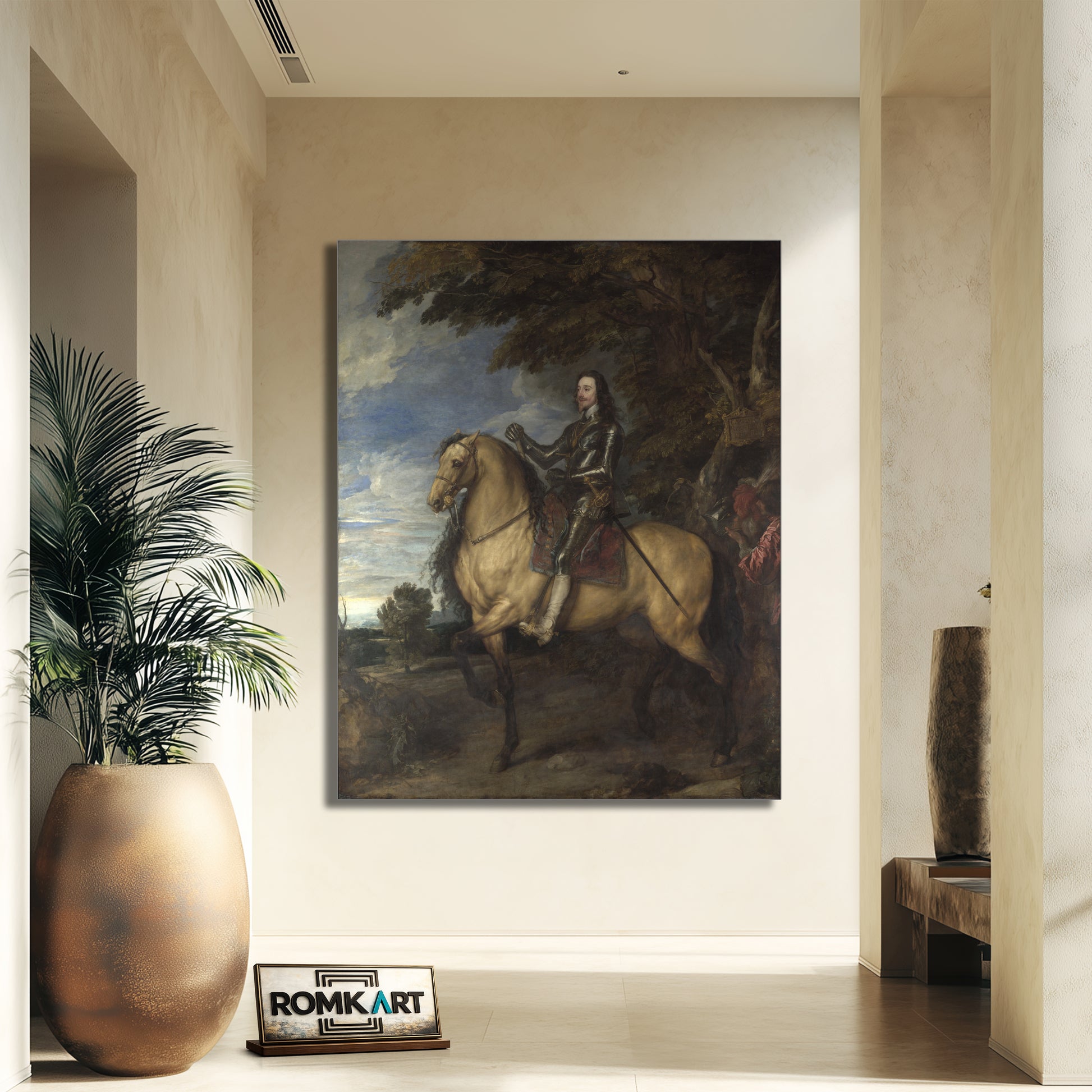Anthony Van Dyck Equestrian Portrait Of Charles I – Reproduction