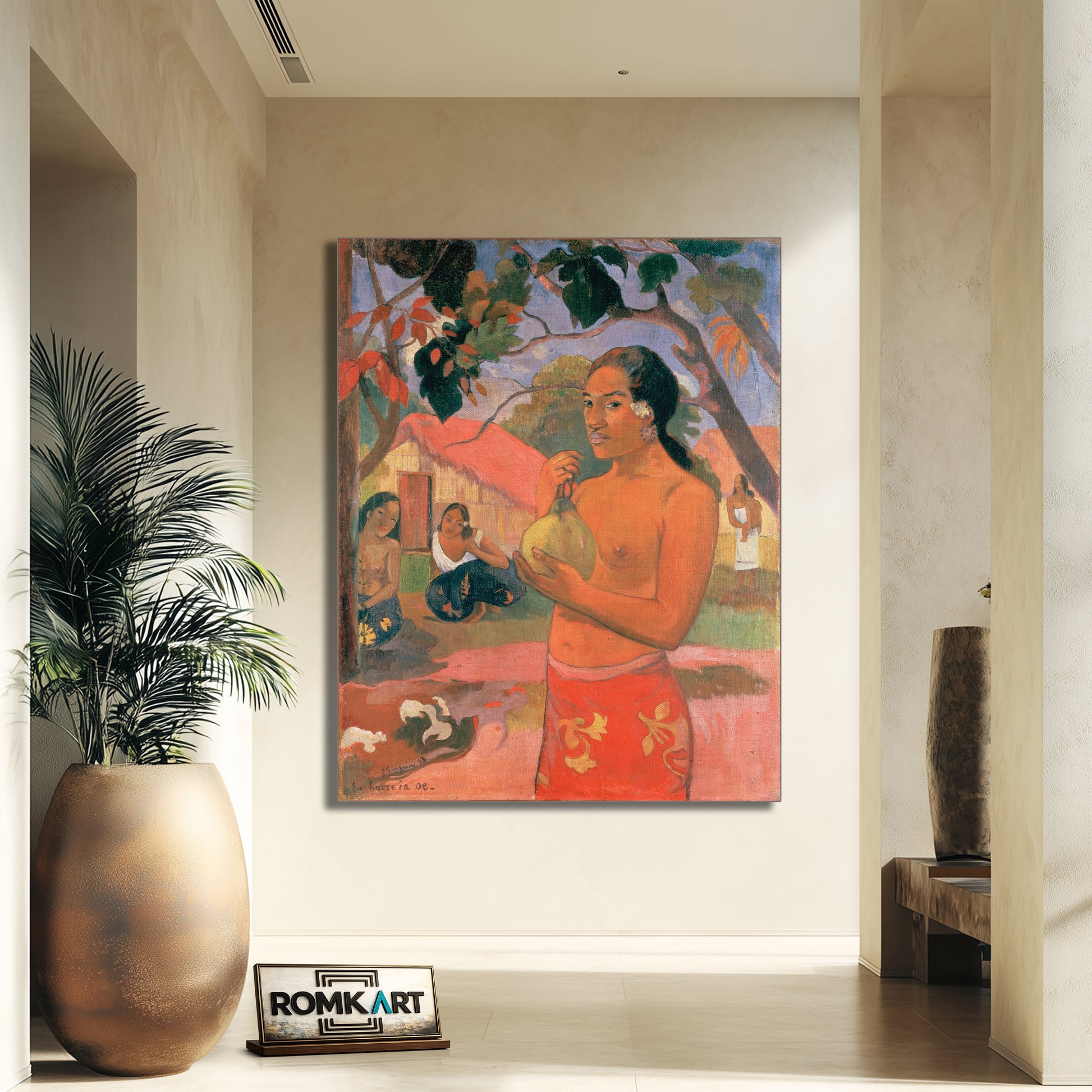 Paul Gauguin The Woman Holding Fruit 1893 – Reproduction