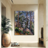 Paul Cezanne Pines And Rocks 1897 – Reproduction