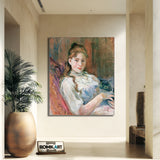 Berthe Morisot A Young Girl With Cat 1892 – Reproduction