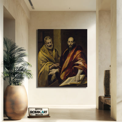 El Greco Saint Peter And Saint Paul 1587 Barcelona – Reproduction