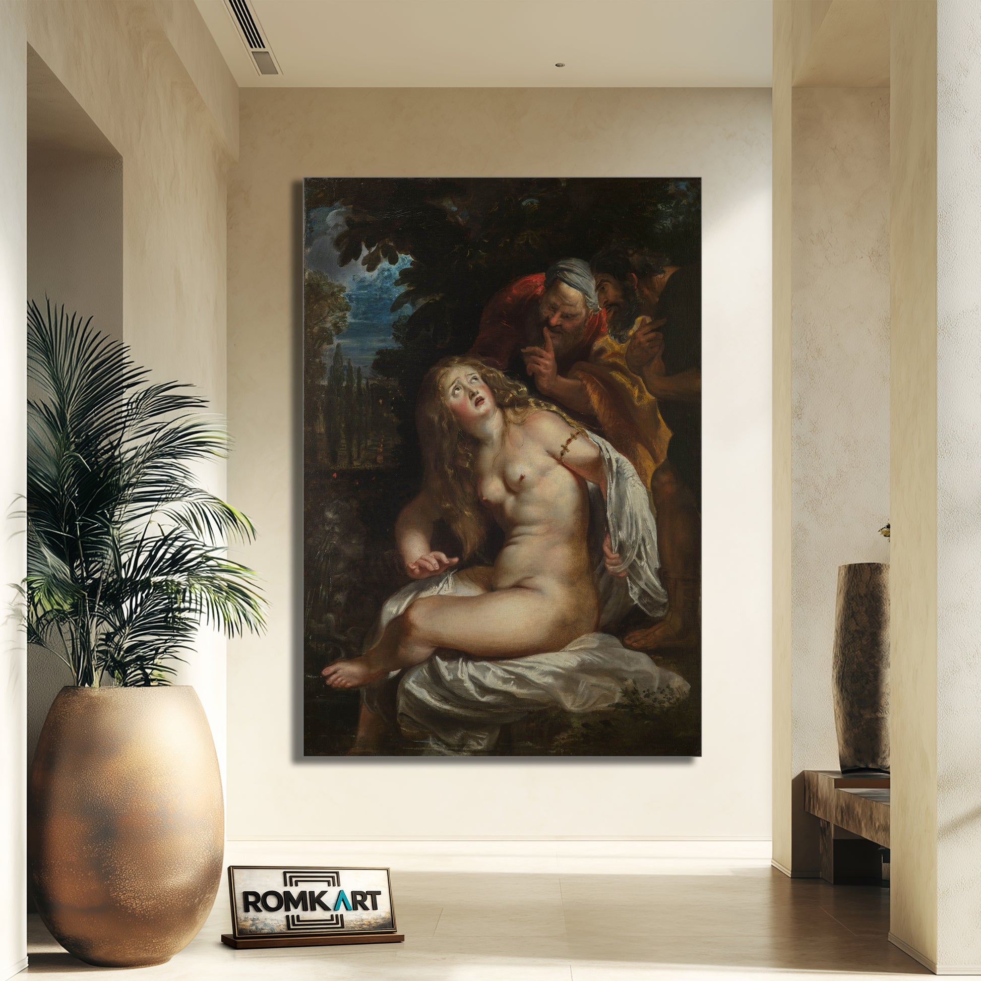 Peter Paul Rubens Susanna And The Elders 1607 – Reproduction