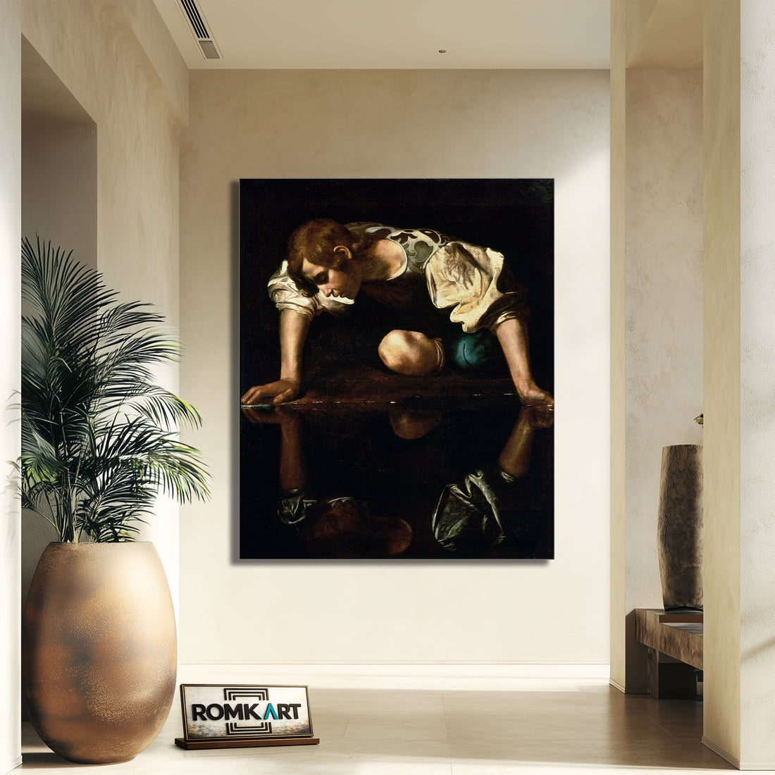 Caravaggio Narcissrus 1597-1599 – Reproduction