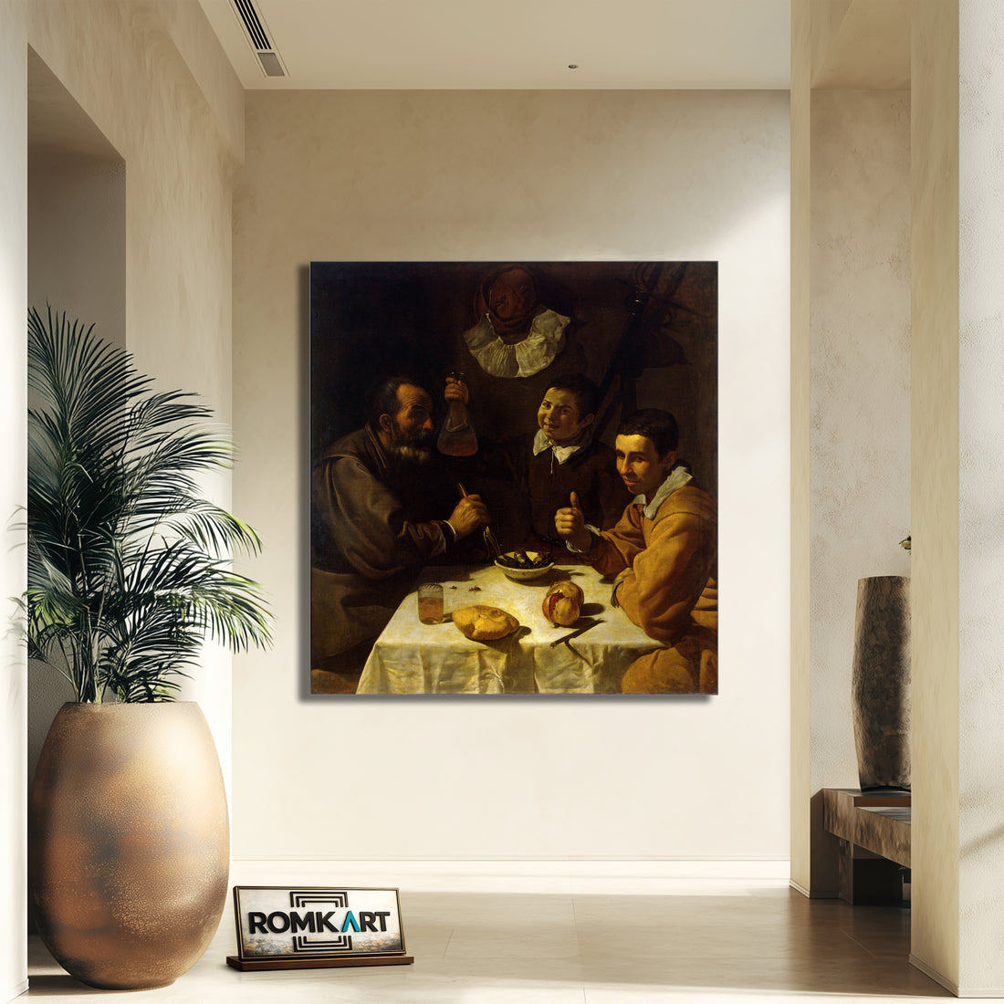 Diego Velazquez Luncheon 1617 – Reproduction