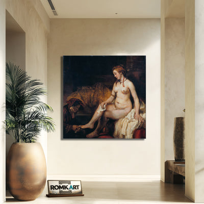Rembrandt Bathsheba At Her Bath 1654 – Reproduction