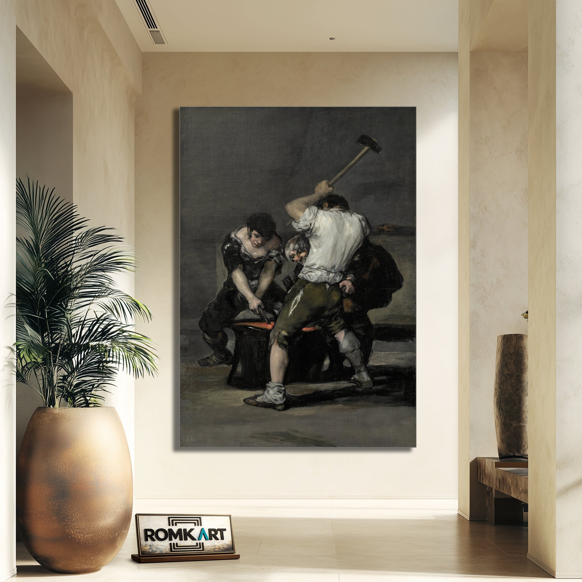 Francisco De Goya The Forge 1815-1820 – Reproduction