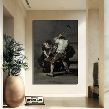 Francisco De Goya The Forge 1815-1820 – Reproduction