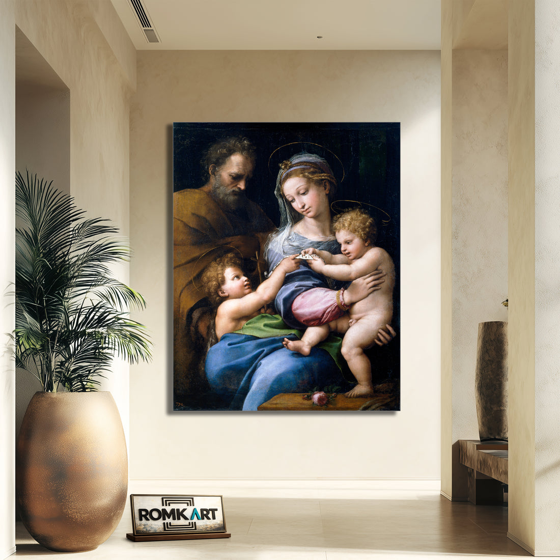 Raphael Madonna Of The Rose 1517 Museo Del Prado – Reproduction