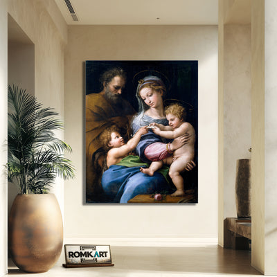 Raphael Madonna Of The Rose 1517 Museo Del Prado – Reproduction