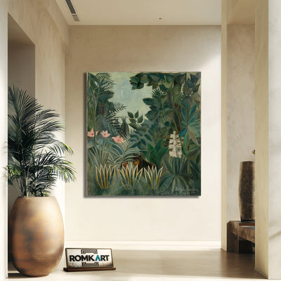 Henri Rousseau The Equatorial Jungle 1909 – Reproduction