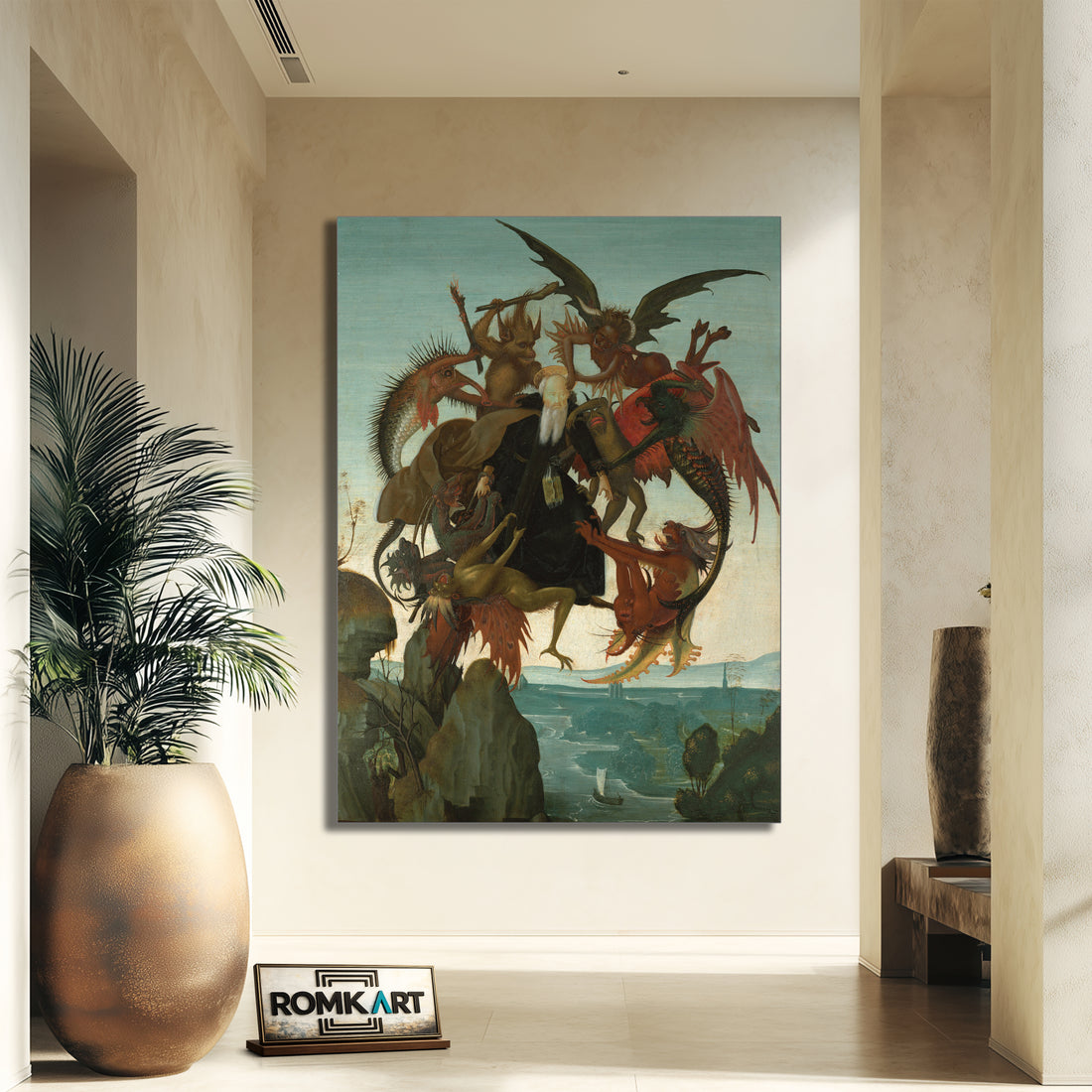 Michelangelo The Torment Of Saint Anthony 1487-1488 – Reproduction