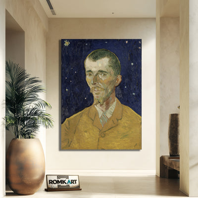 Vincent Van Gogh Eugene Boch The Poet Against A Starry Sky 1888 – Reproduction