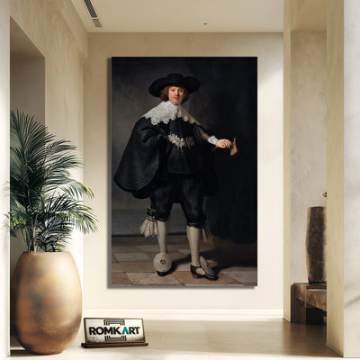 Rembrandt Portrait of Maerten Soolmans 1634 – Reproduction