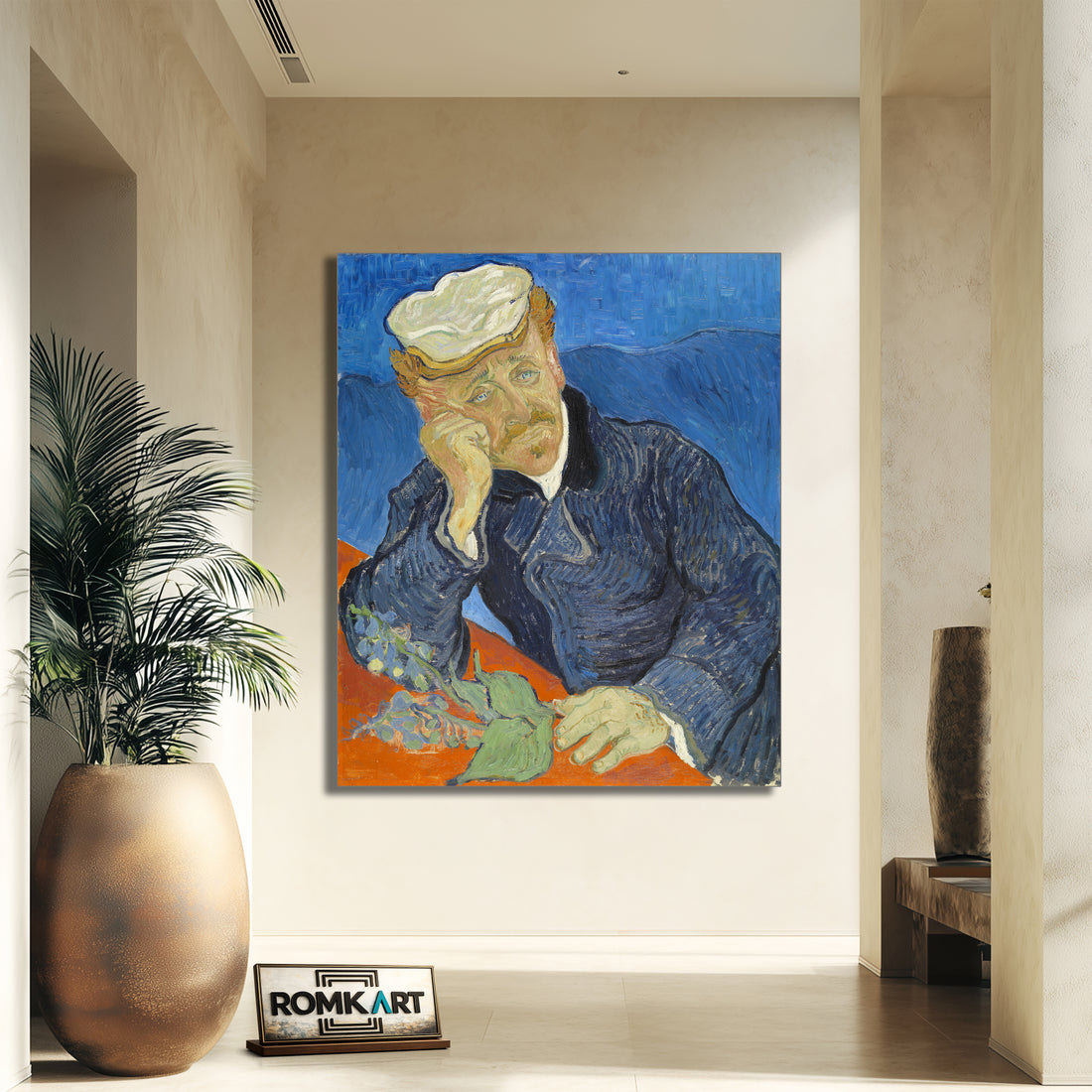 Vincent Van Gogh Portrait Of Doctor Gachet 1890 Ver 2 – Reproduction
