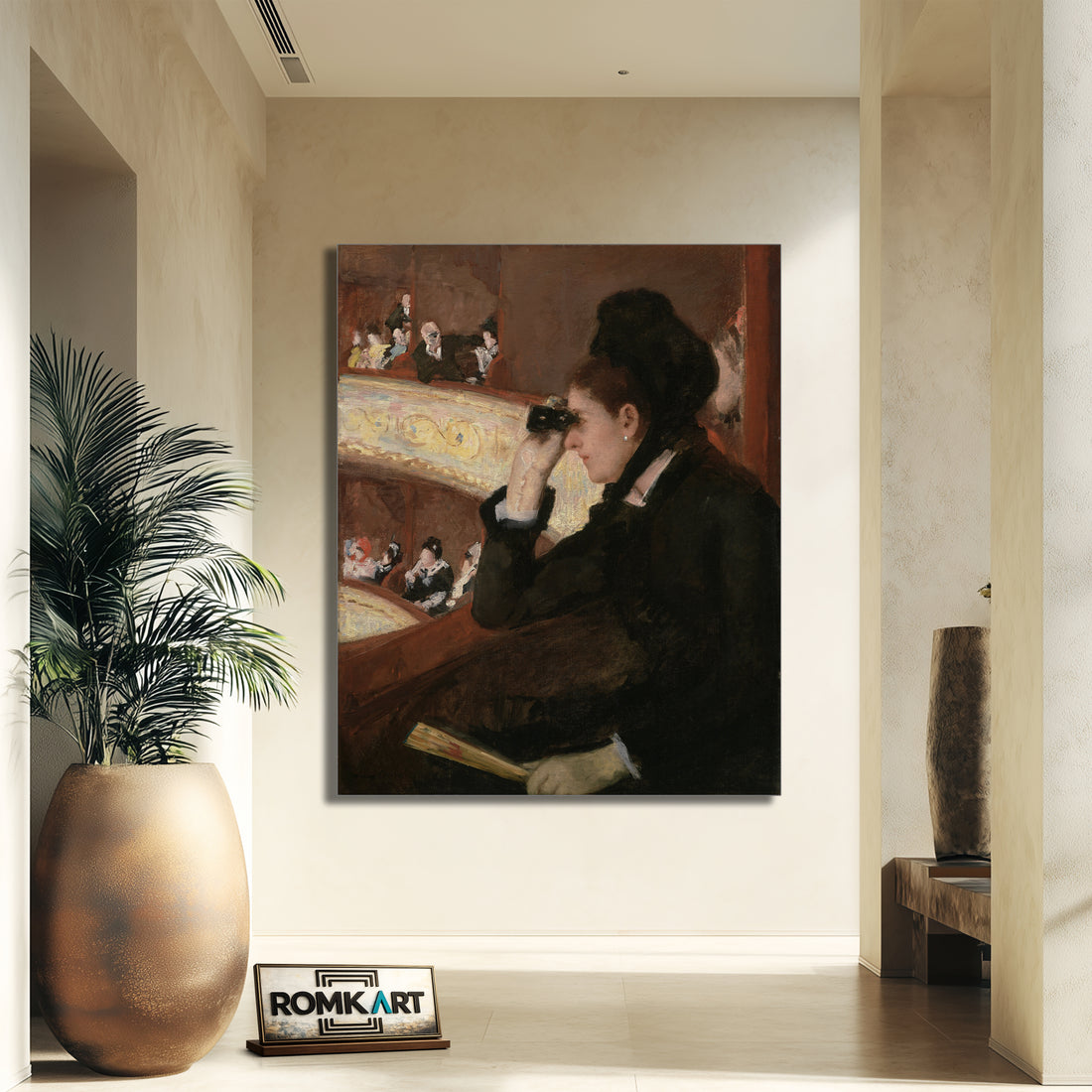 Mary Cassatt In The Loge 1878 – Reproduction