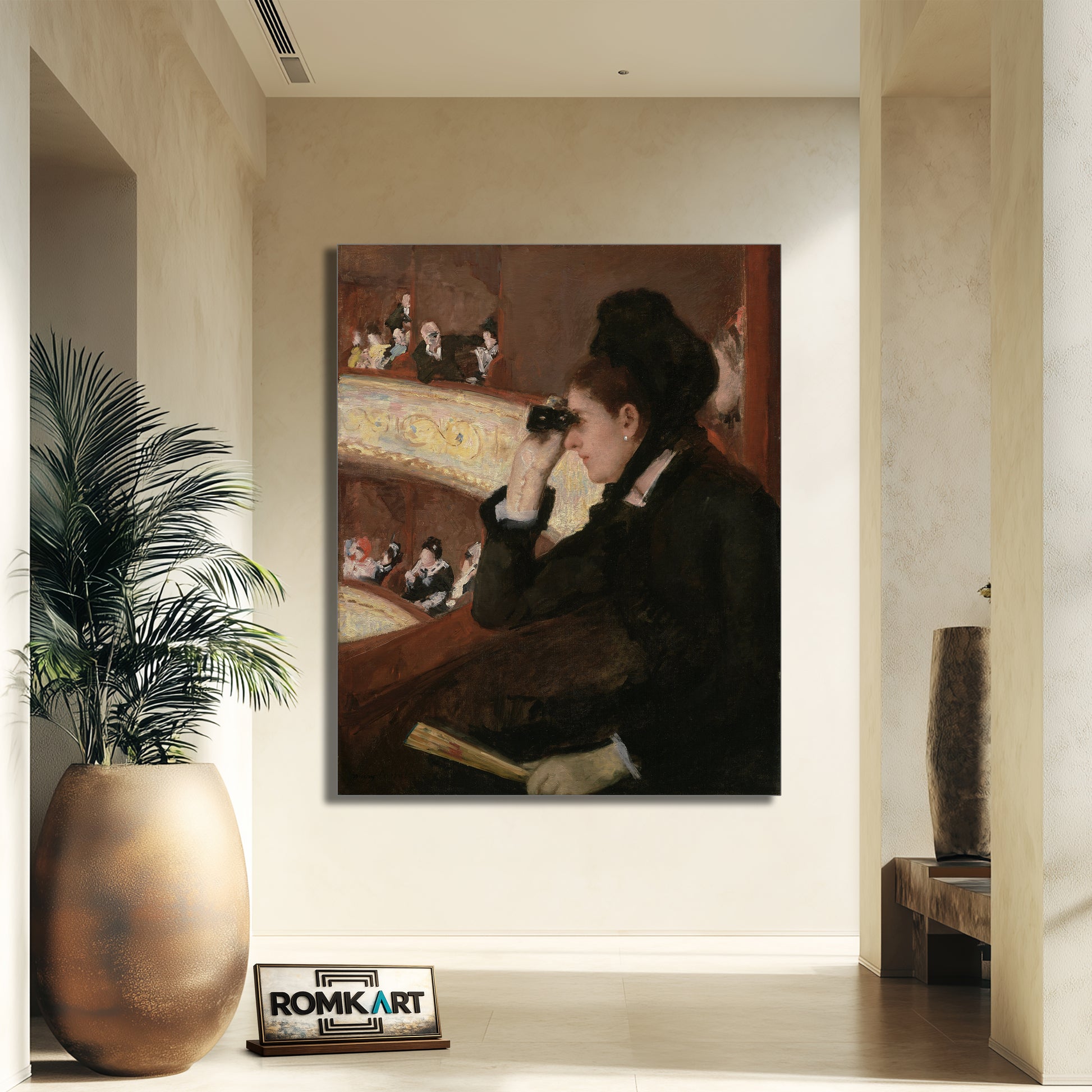 Mary Cassatt In The Loge 1878 – Reproduction