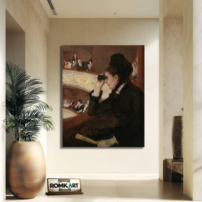 Mary Cassatt In The Loge 1878 – Reproduction