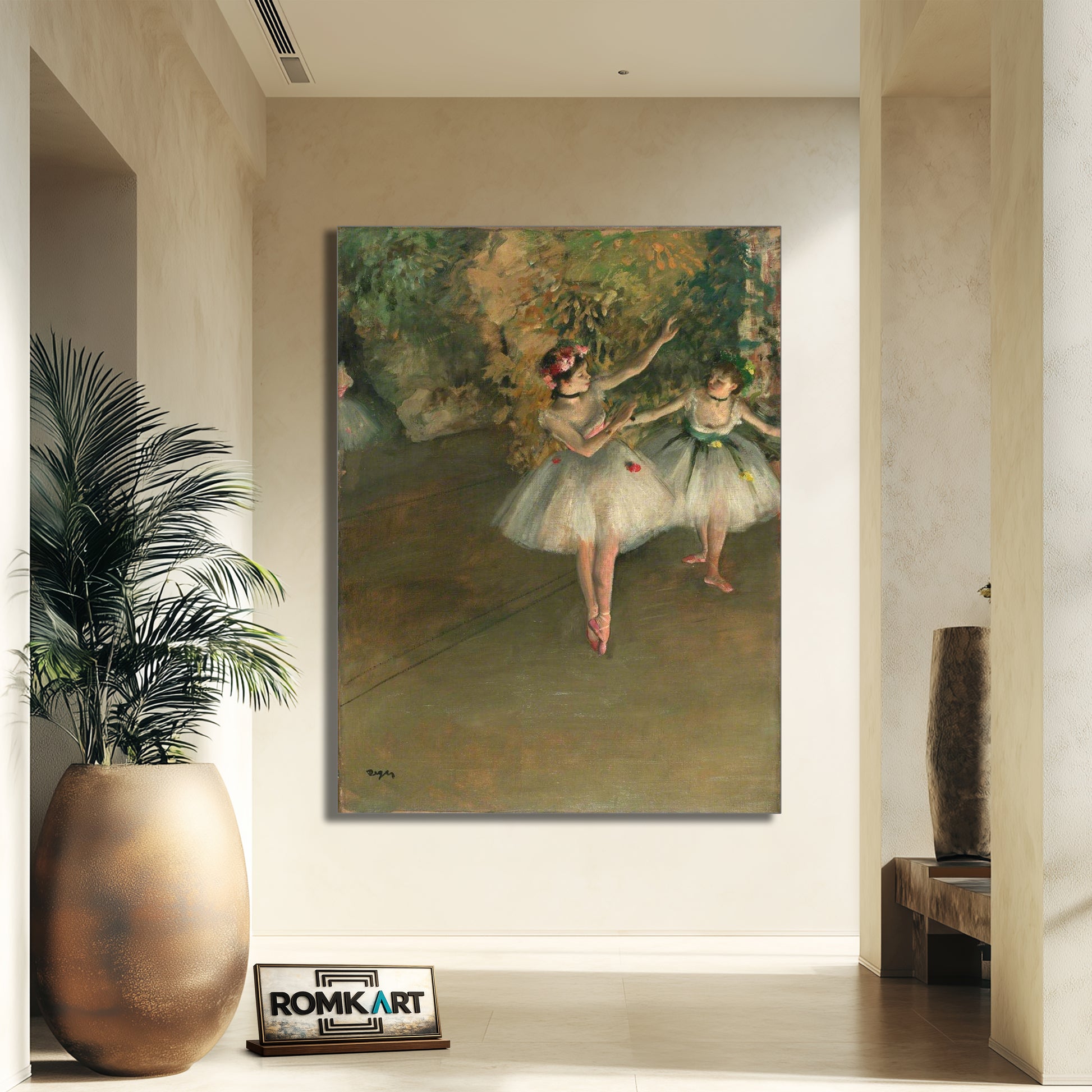 Edgar Degas Two Dancers On A Stage 1874 – Reproduction