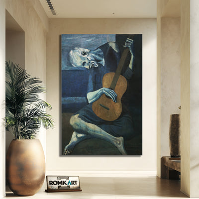Pablo Picasso The Old Guitarist 1904 – Reproduction