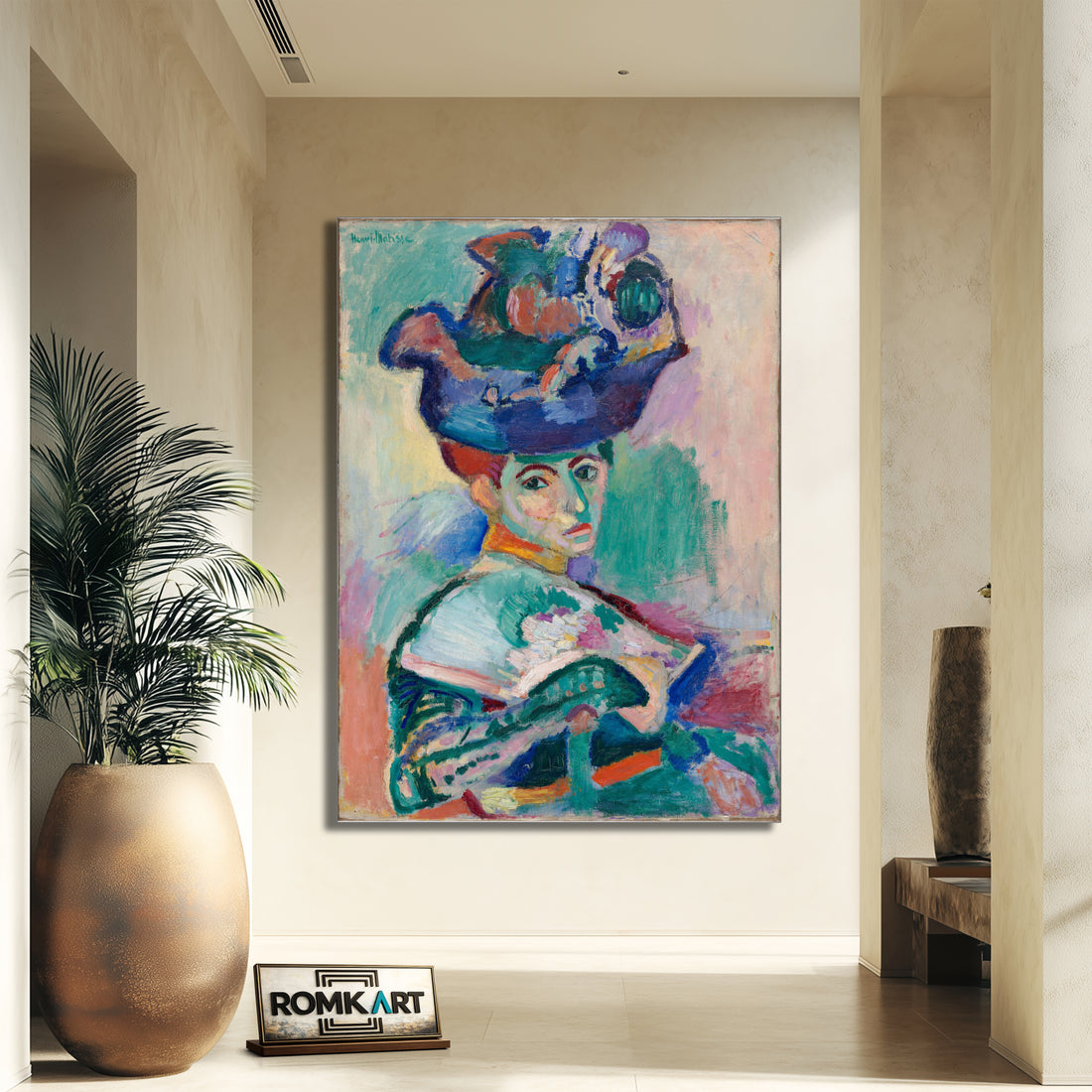 Henri Matisse Woman With A Hat 1905 – Reproduction