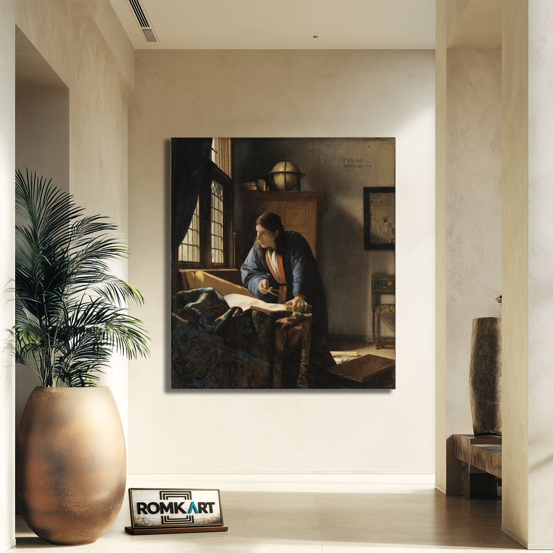 Johannes Vermeer The Geographer 1668-1669 – Reproduction