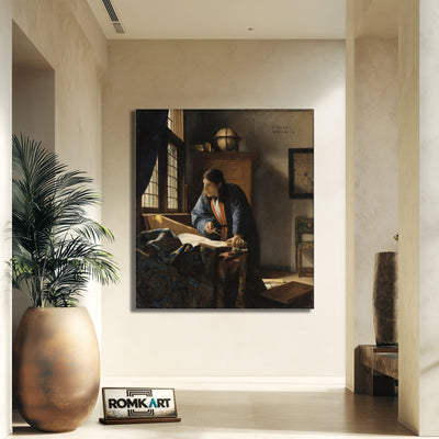 Johannes Vermeer The Geographer 1668-1669 – Reproduction