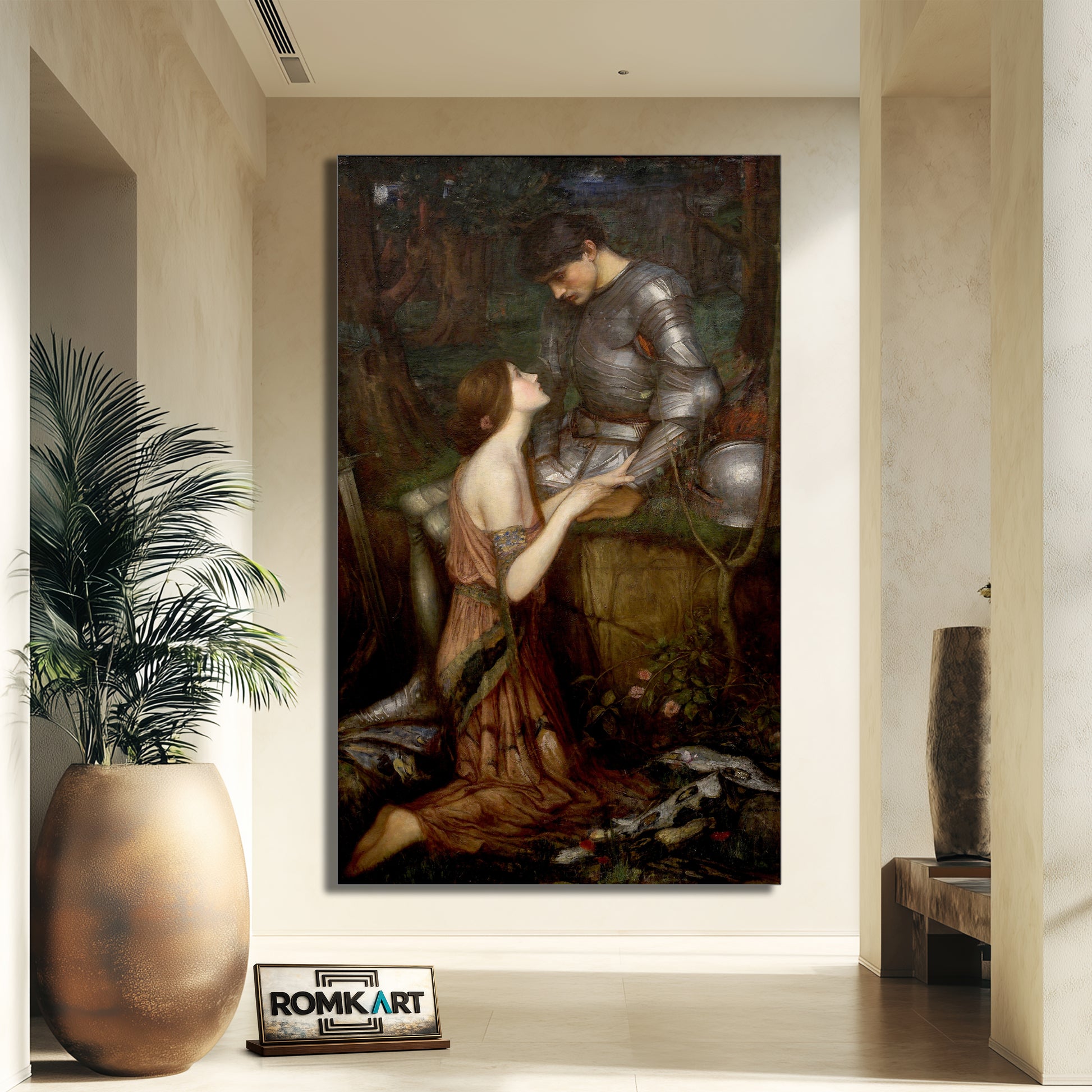John William Waterhouse Lamia And The Soldier 1905 – Reproduction