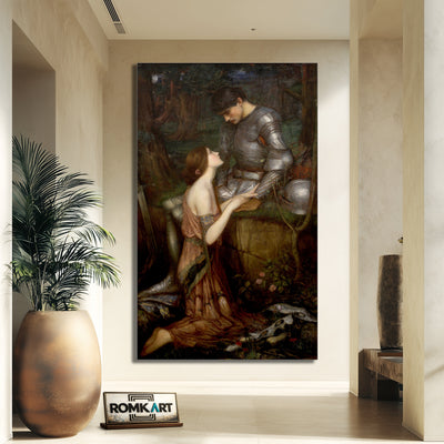 John William Waterhouse Lamia And The Soldier 1905 – Reproduction