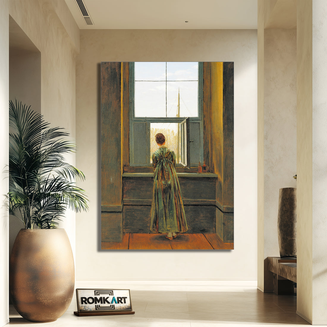 Caspar David Friedrich Woman At A Window 1822 – Reproduction