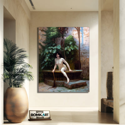 Jean Leon Gerome Truth Coming Out Of Her Well 1896 – Reproduction