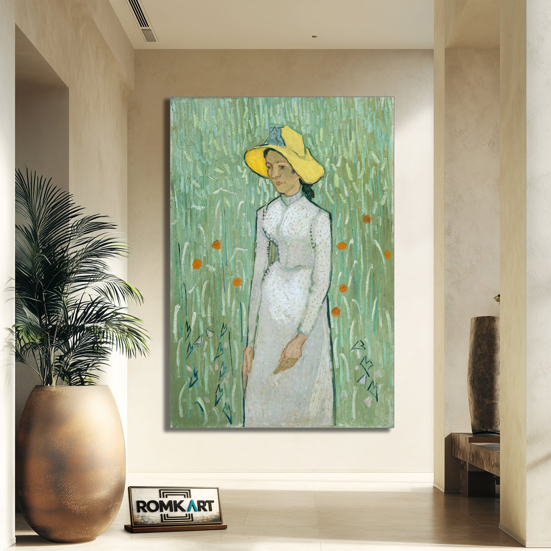 Vincent Van Gogh Girl In White 1890 – Reproduction