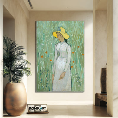 Vincent Van Gogh Girl In White 1890 – Reproduction