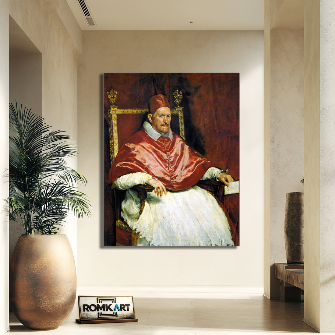 Diego Velazquez Portrait Of Pope Innocent X 1650 – Reproduction
