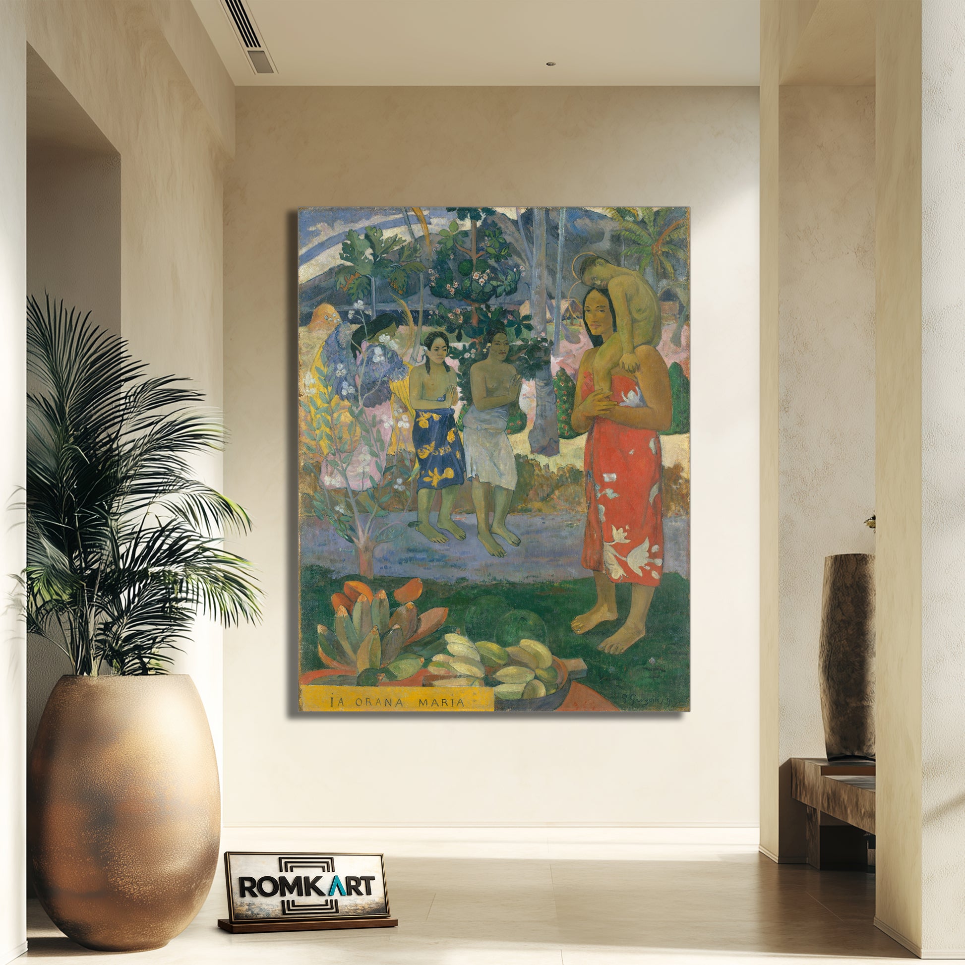 Paul Gauguin Tahitian Orana Maria Hail Mary 1891 The Met – Reproduction
