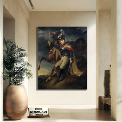 Theodore Gericault Wounded Cuirassier Leaving The Field Of Battle 1814 – Reproduction