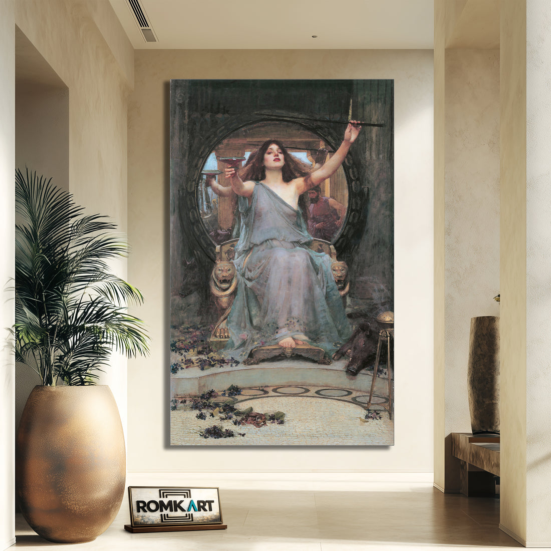 John William Waterhouse Circe Offering The Cup To Ulysses 1891 – Reproduction
