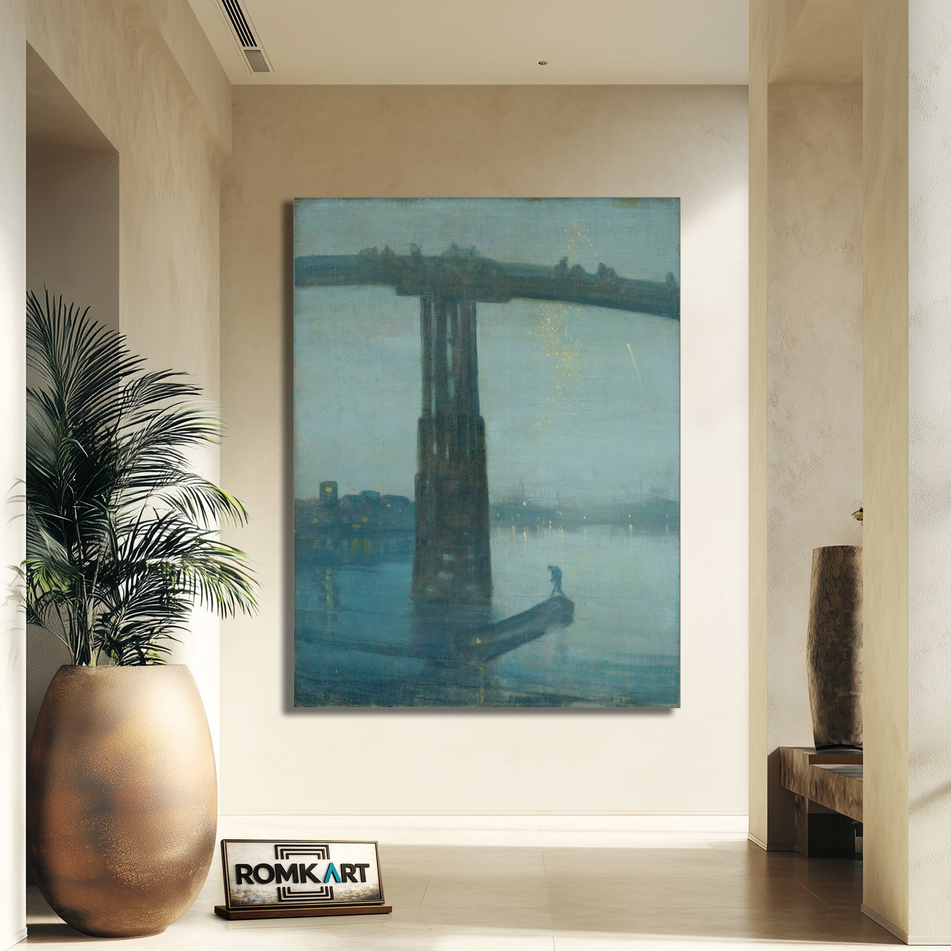 James Mcneill Whistler Nocturne Blue And Gold - Old Battersea Bridge – Reproduction