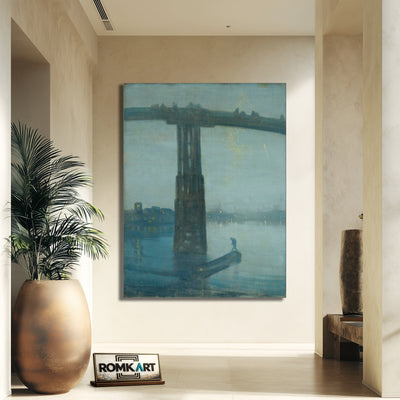 James Mcneill Whistler Nocturne Blue And Gold - Old Battersea Bridge – Reproduction