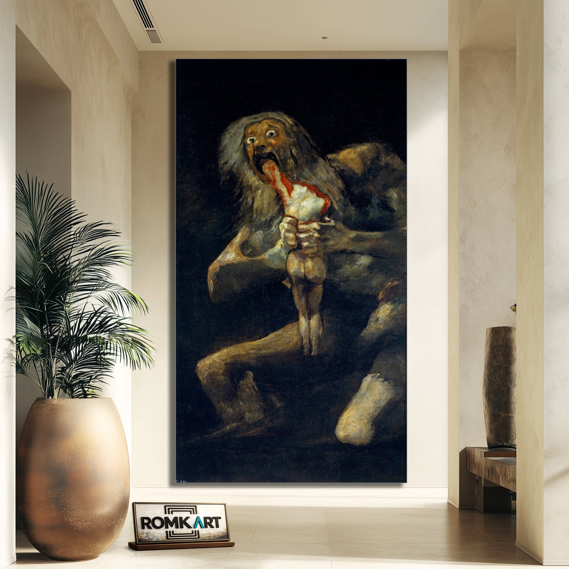 Francisco De Goya Saturn Devouring His Son C1819-1823 – Reproduction