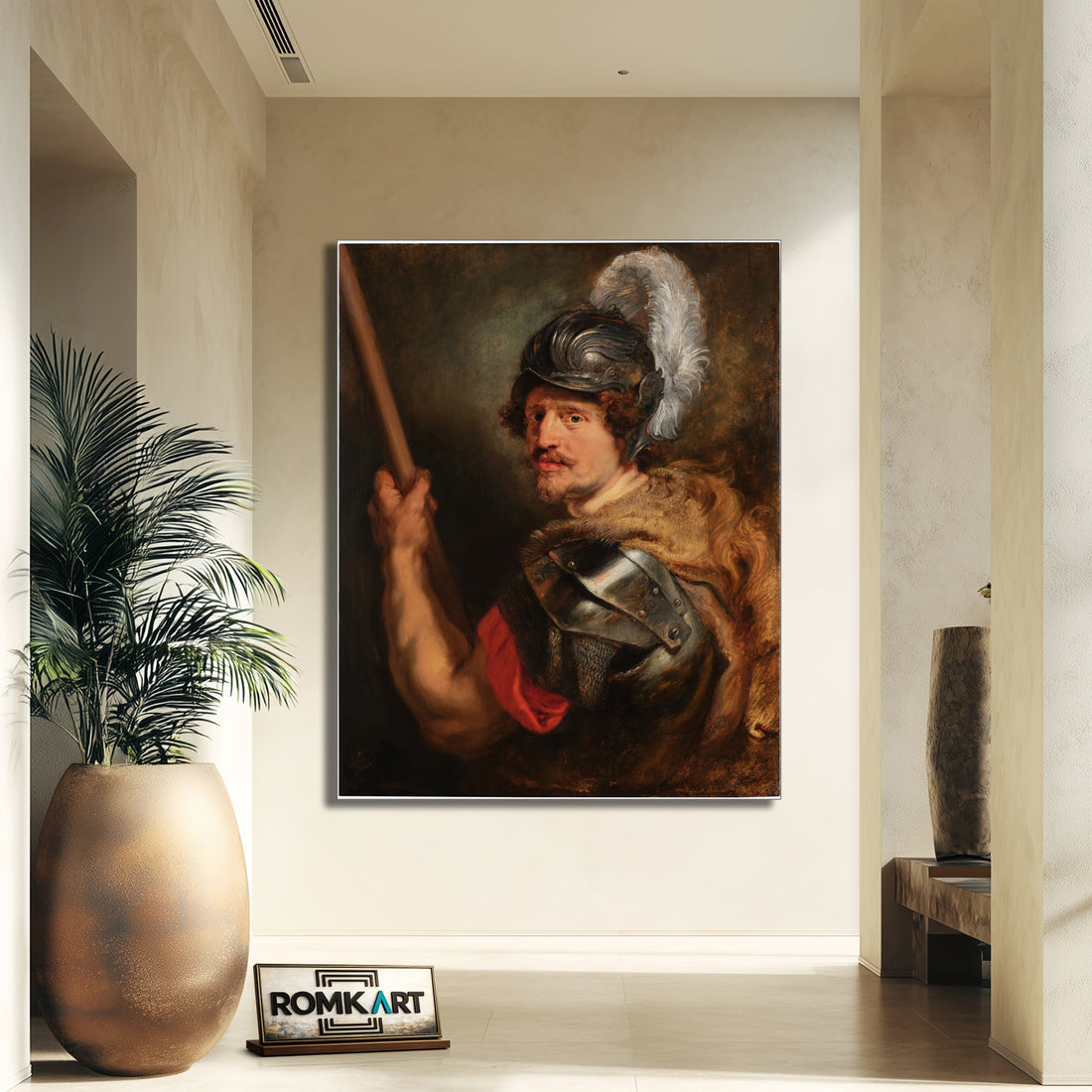 Peter Paul Rubens Portrait Of A Man As The God Mars – Reproduction