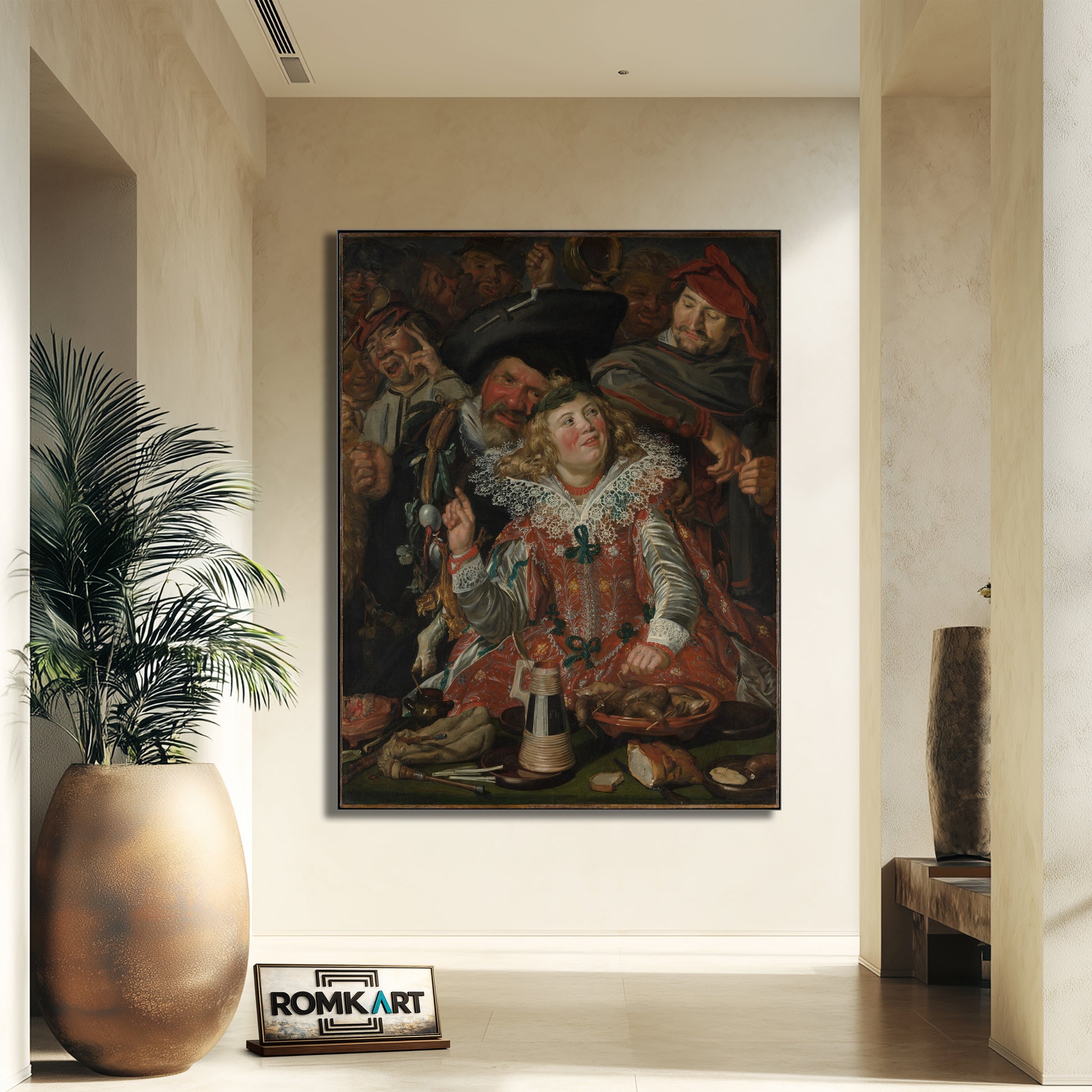 Frans Hals Shrovetide Revellers 1615 – Reproduction
