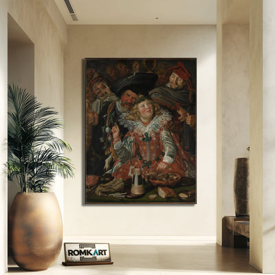 Frans Hals Shrovetide Revellers 1615 – Reproduction